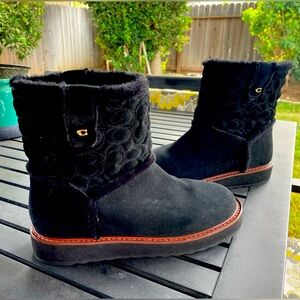 Coach Booties Size 8